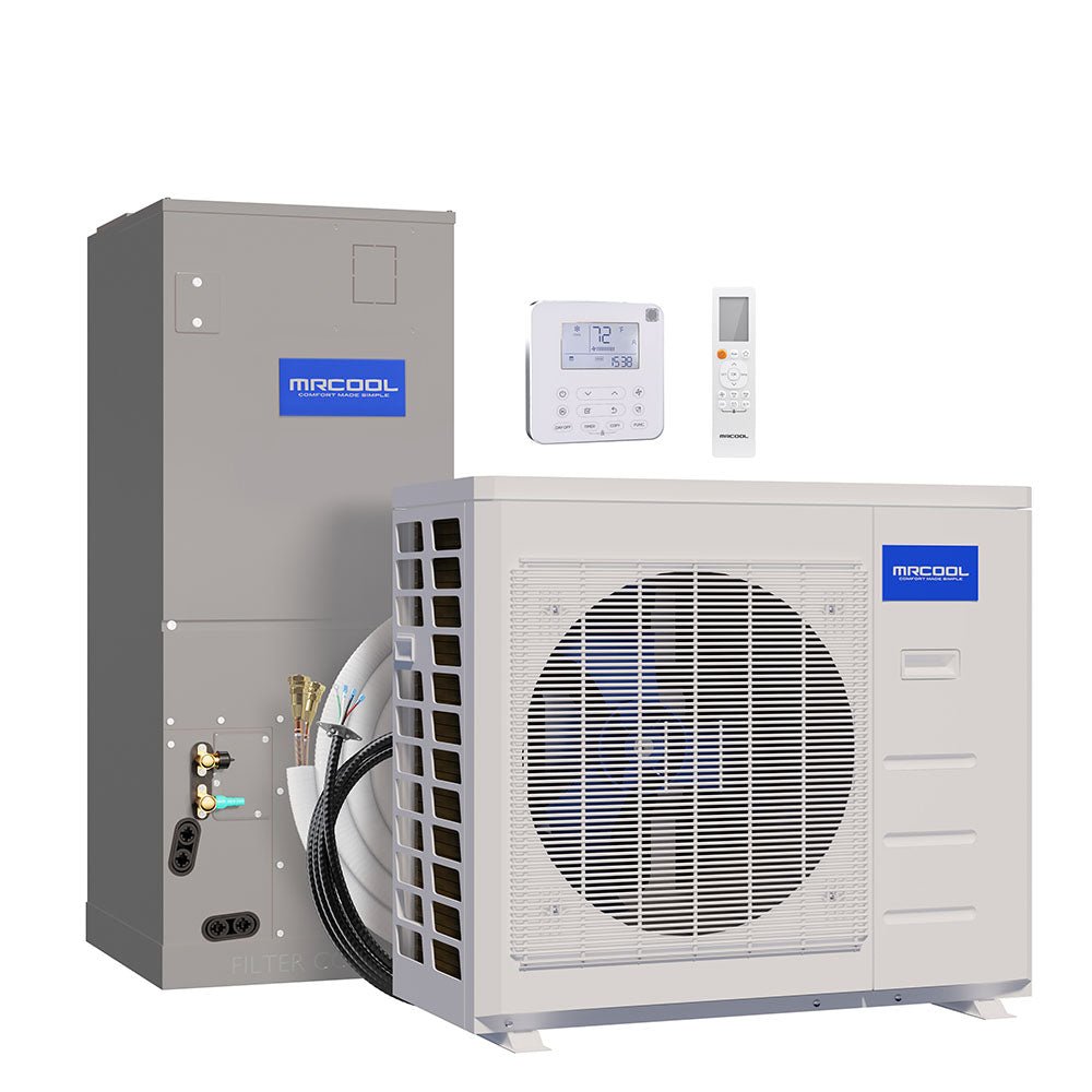 MRCOOL 2 Ton 24,000 BTU 17.4 SEER2 Hyper Heat Central Ducted Heat Pump Split System - Multiposition - Premium 24K from MRCOOL - Just $2988! Shop now at Express Lane HVAC