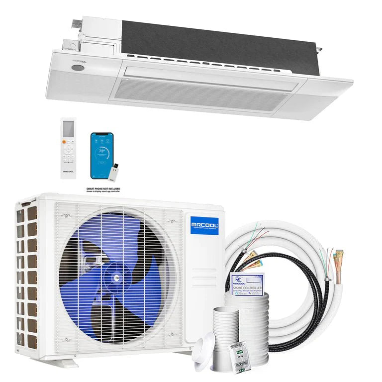 MRCOOL DIY Ceiling Cassette Mini Split 4th Gen Air Conditioner and Heat Pump - 22 SEER - Premium 18K from MRCOOL - Just $2628! Shop now at Express Lane HVAC