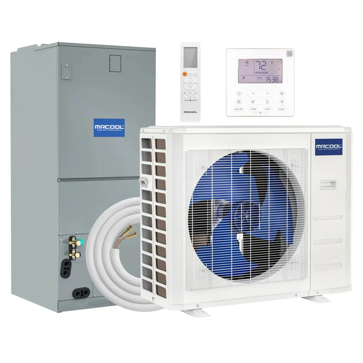MRCOOL VersaPro 36,000 BTU 3 Ton 16.9 SEER2 Central Ducted Heat Pump System - Premium 36K from MRCOOL - Just $2412! Shop now at Express Lane HVAC